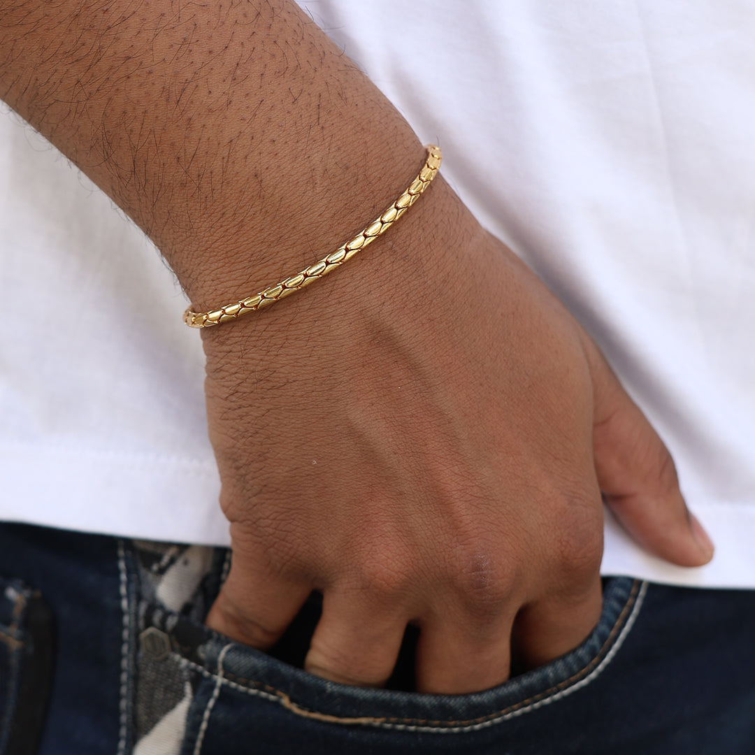 Cobra Gold BRACELET (3 MM)