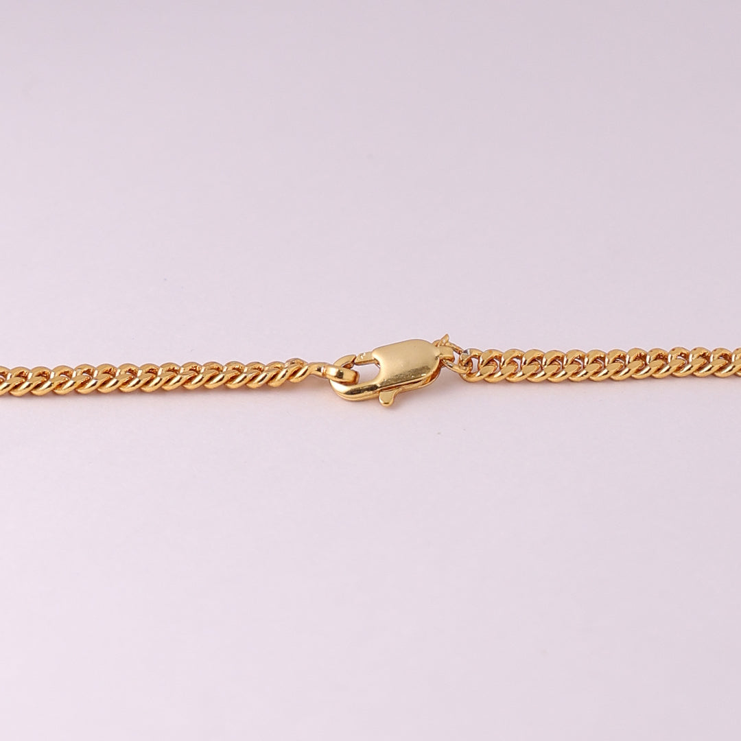 Sleek Cuban Link Chain (18K Gold Plating) - 4 MM