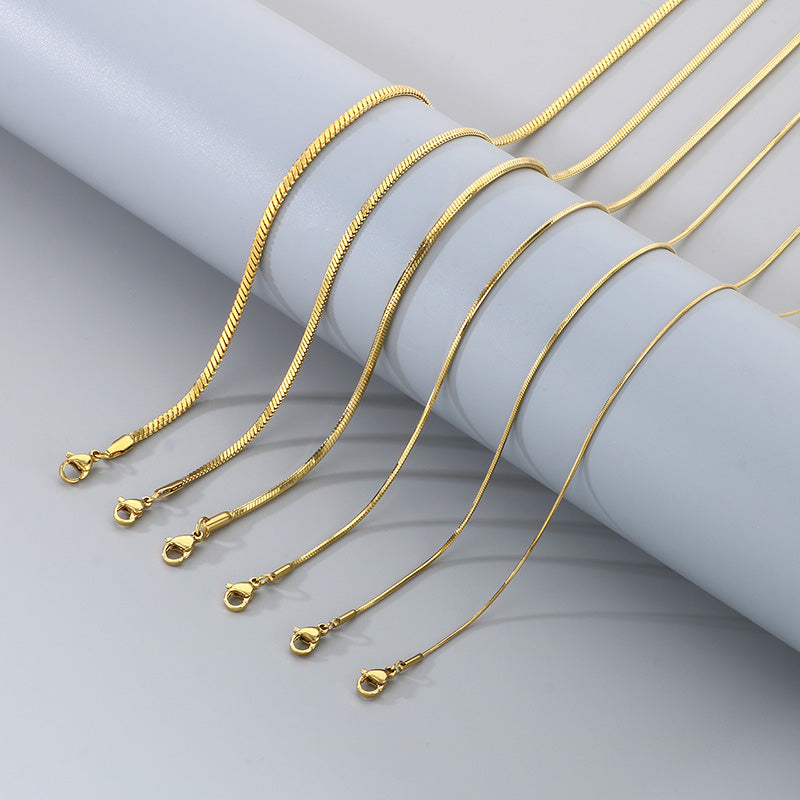 Men’s Slim Chain - 18k Gold Plated