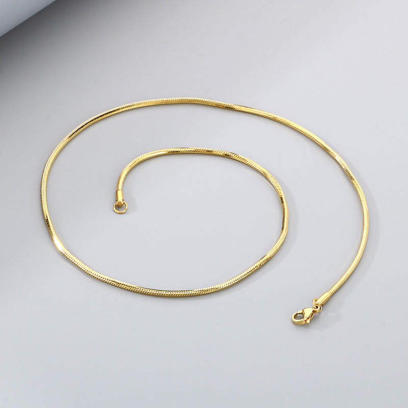 Men’s Slim Chain - 18k Gold Plated