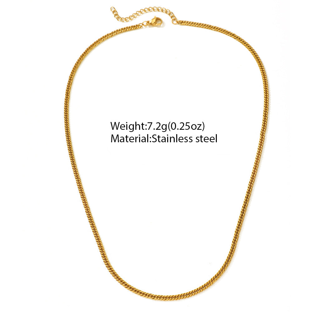 Cuban Link Men's Titanium Chain - 3mm