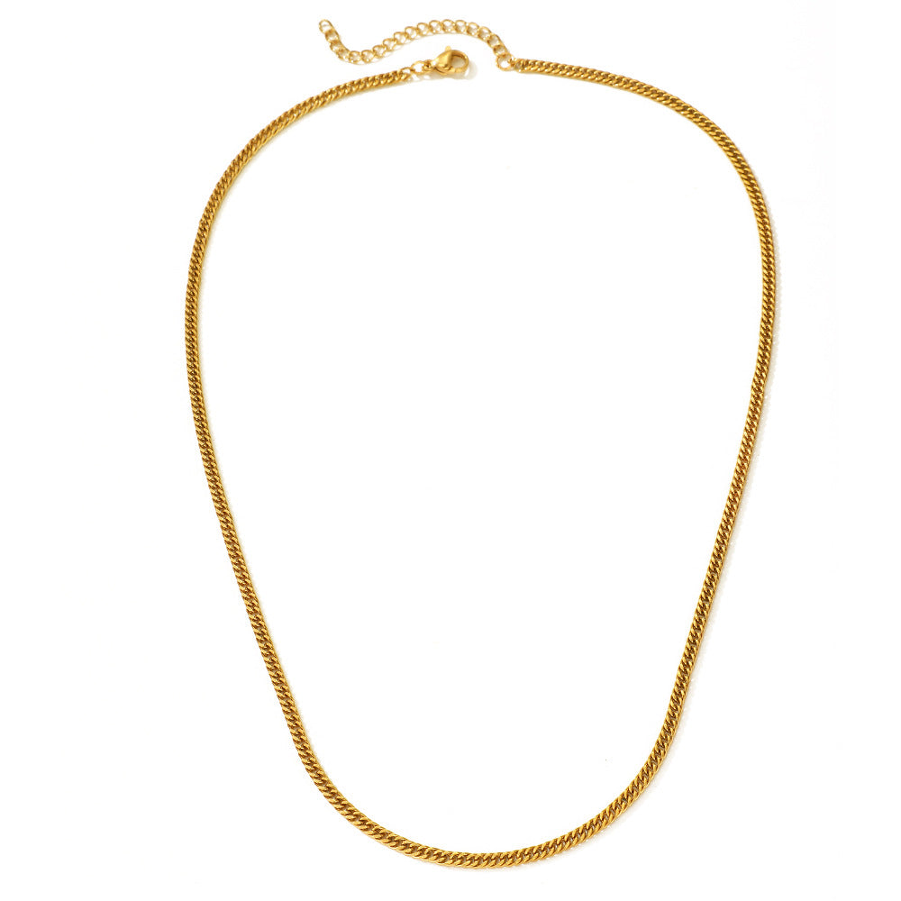 Cuban Link Men's Titanium Chain - 3mm