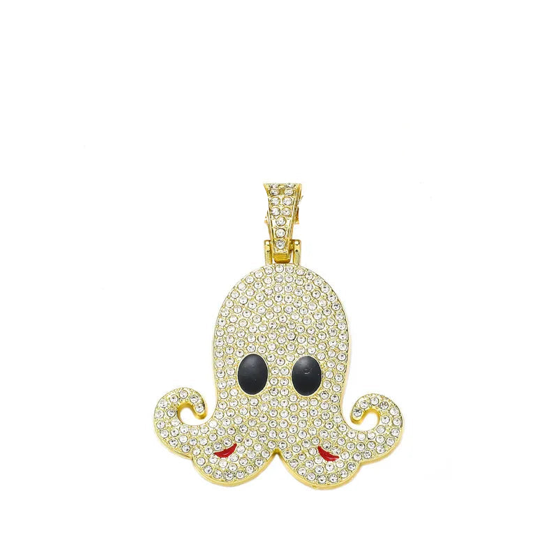 Octopus (Pendant + Tennis Chain) - 5mm