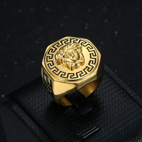 Titanium Medusa Ring