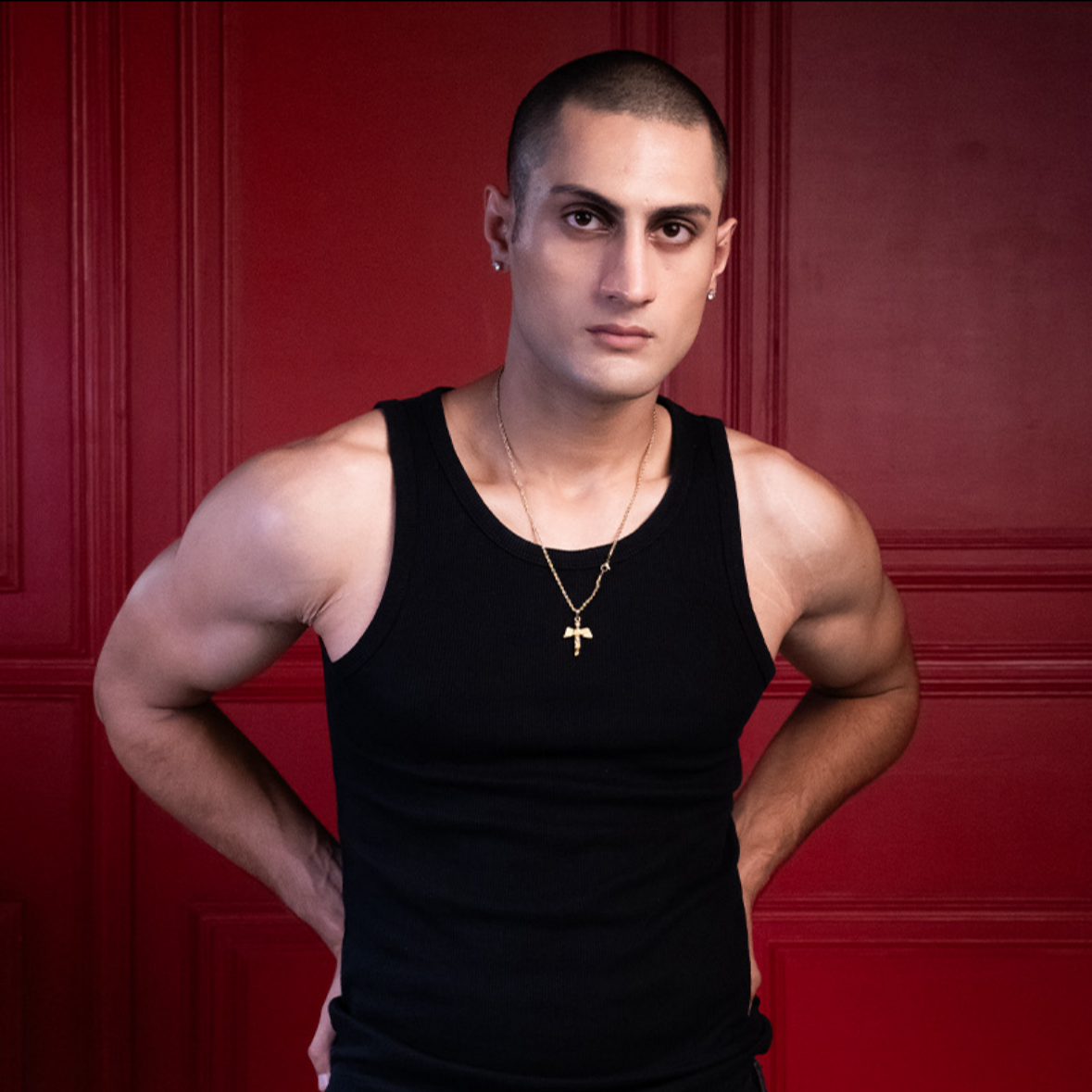 CHERUB (GOLD) PENDANT+CHAIN - 18K Gold Plating