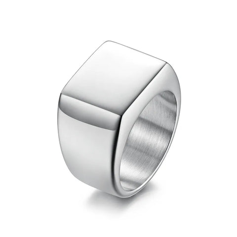 Flat-Top Men's Ring