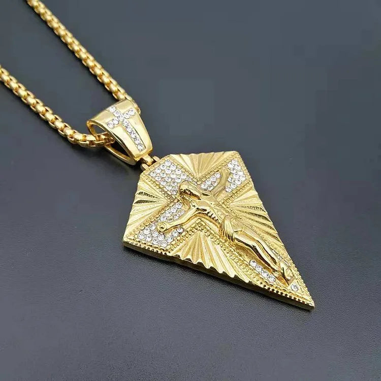 Cross ( Chain + Pendant) - Titanium