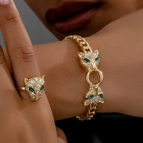Jaguare Spirit ( Bracelet + Ring)
