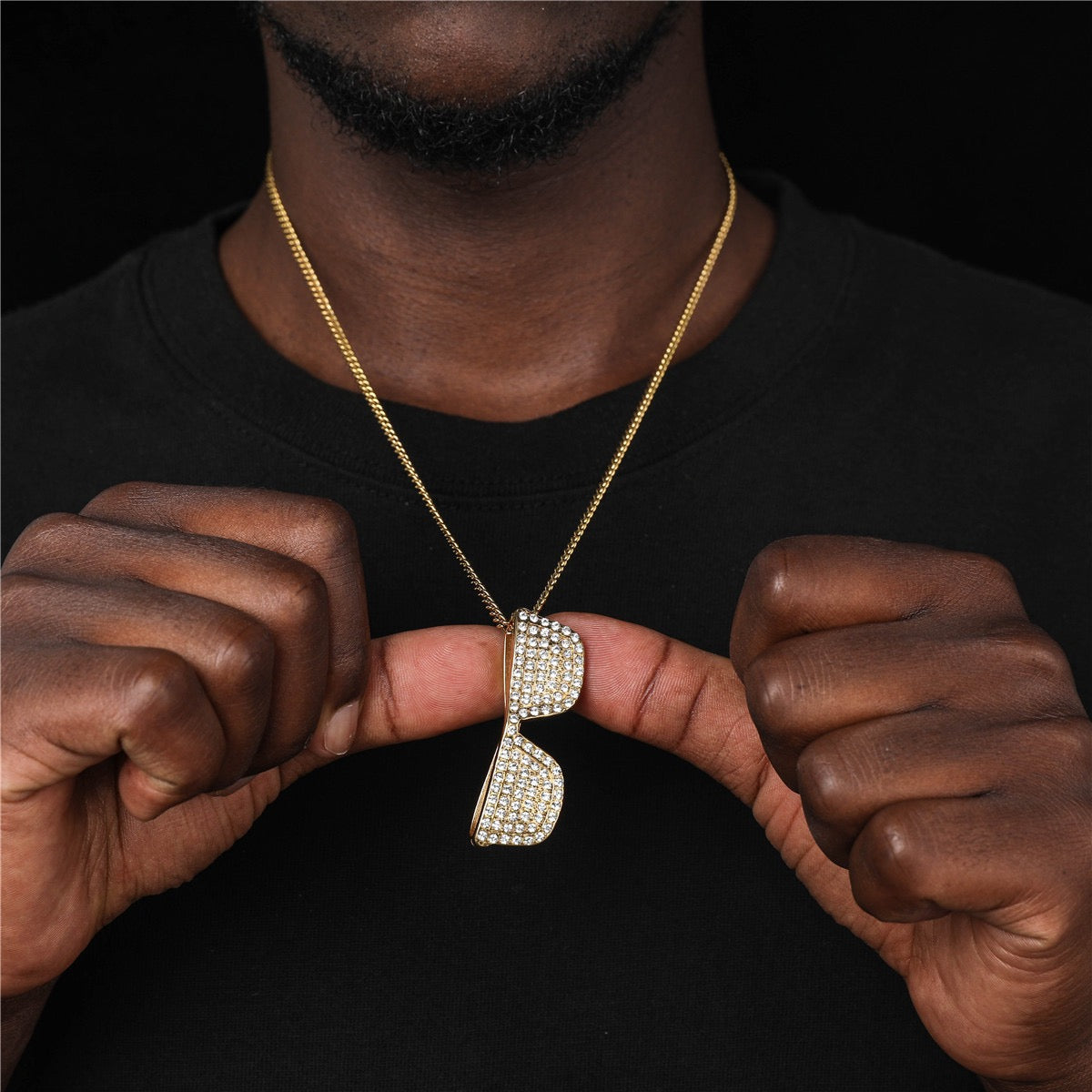 Zirconia Radiant Gem (Pendant + Chain) - 18K Gold Plated