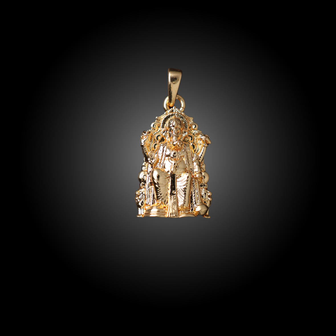 Ganesha ( Pendant + CHAIN) - 18K Gold Plated