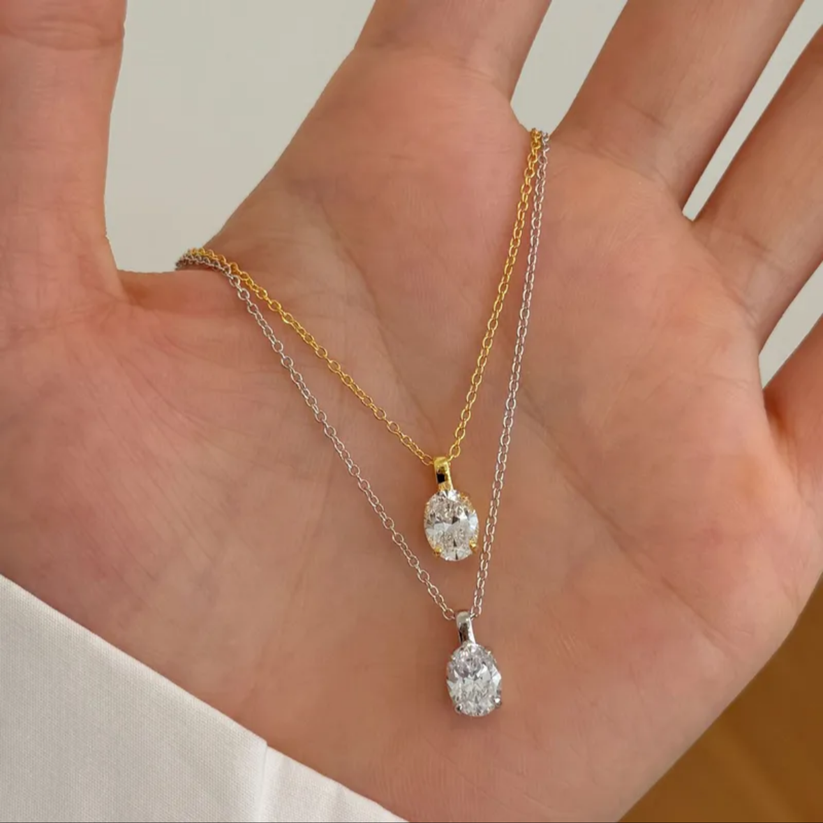 Zircon Diamond Pendant (925 Sterling Silver)