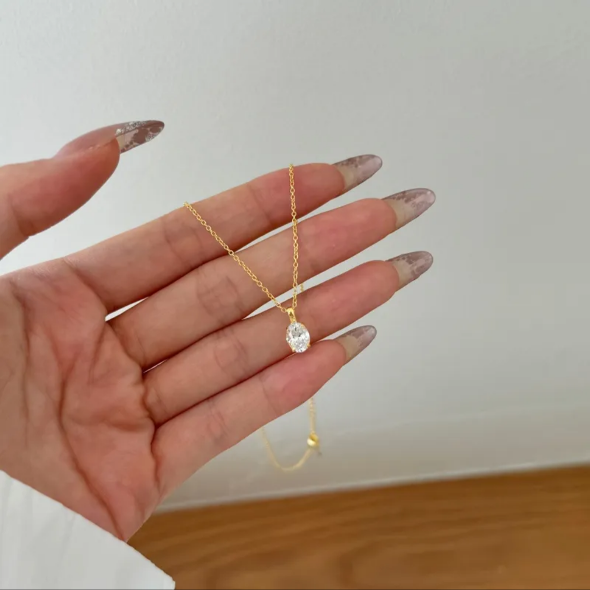 Zircon Diamond Pendant (925 Sterling Silver)