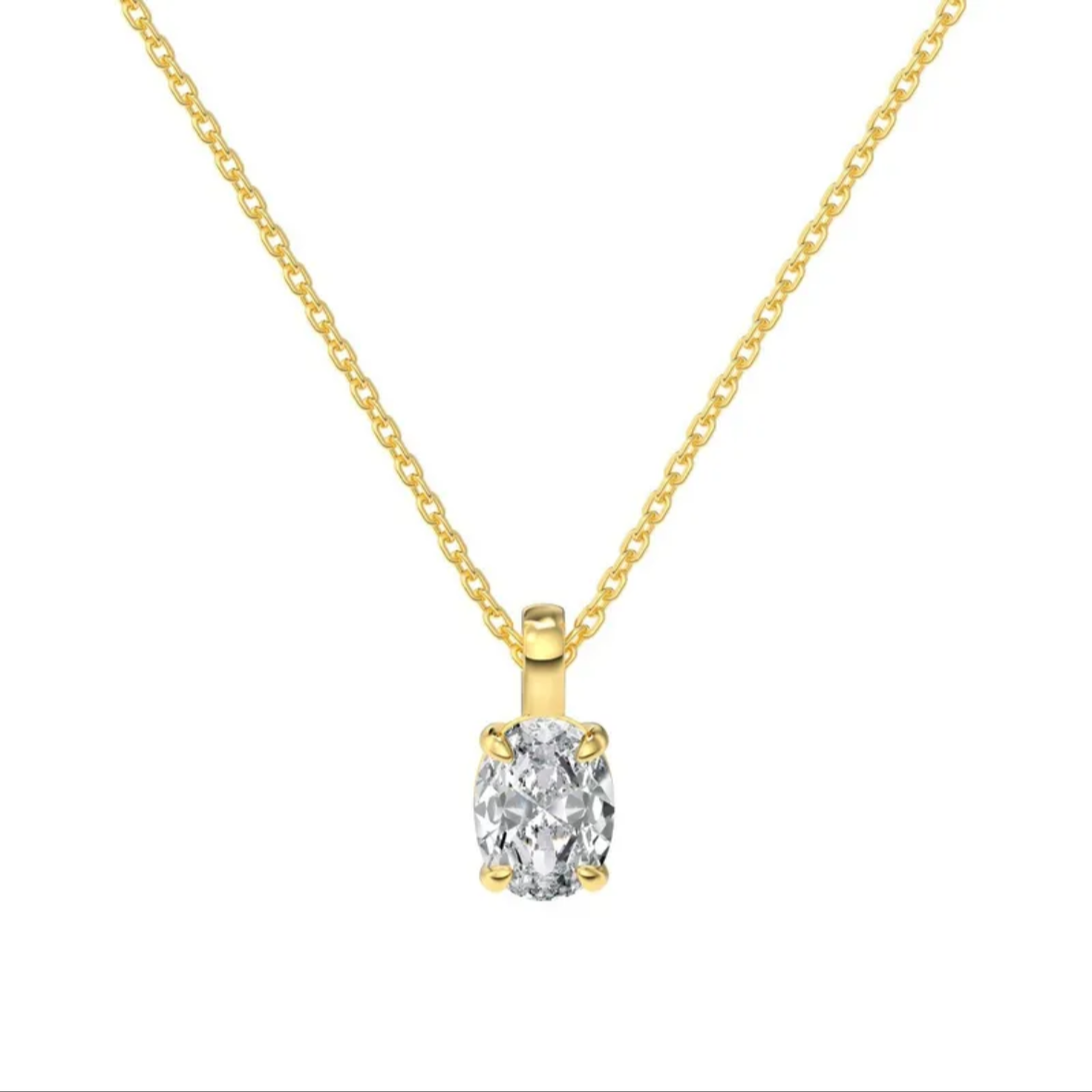Zircon Diamond Pendant (925 Sterling Silver)
