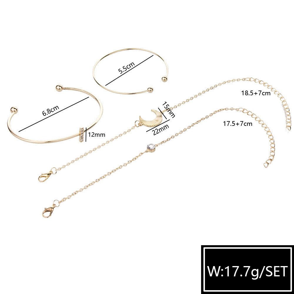 Dazzle Stack Bracelet ( Set Of 4)