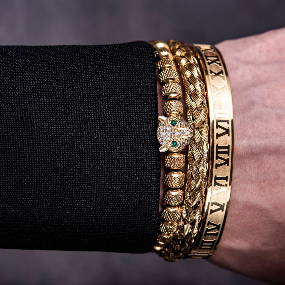 Luxury Leopard Bracelet Set Of 3