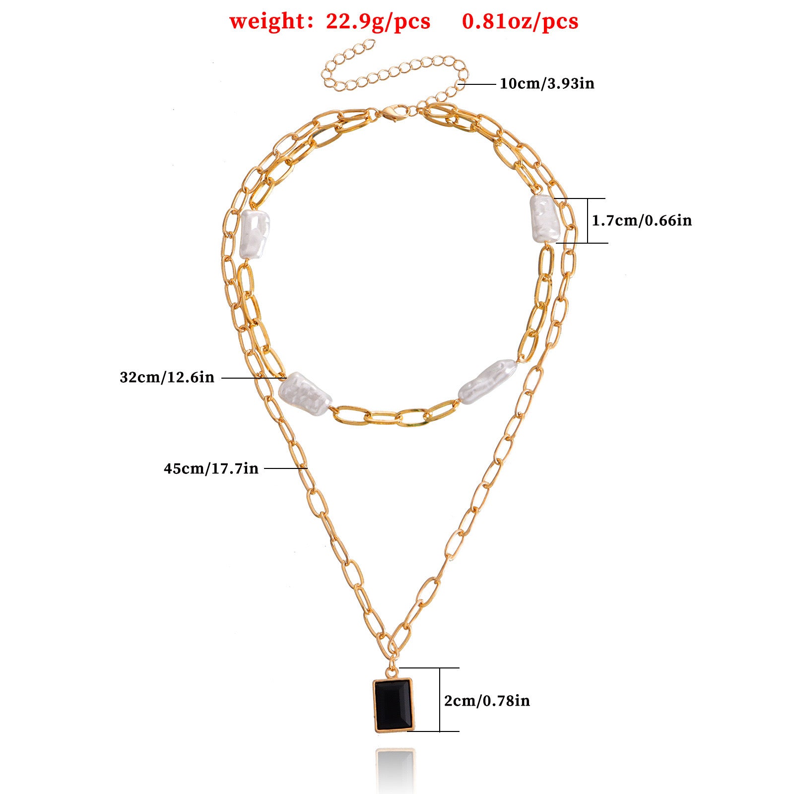 Duo Drape Necklace