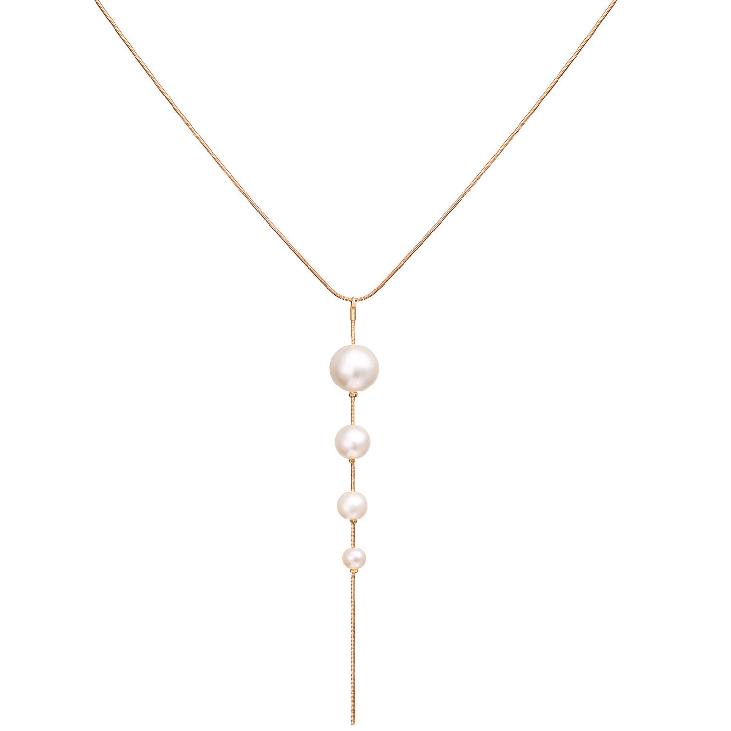 Pearl Dropped Elegance Necklace