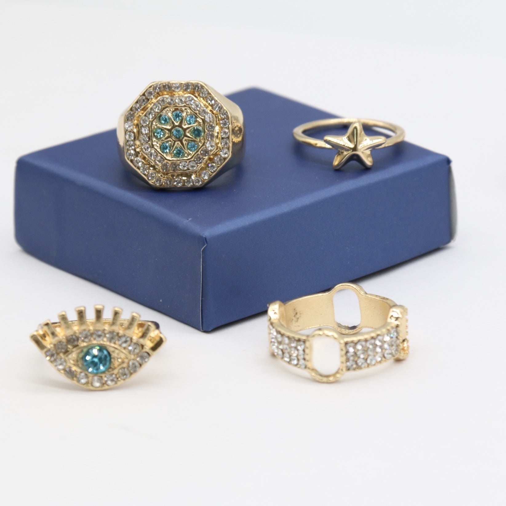 Stacked Elegance Ring Set