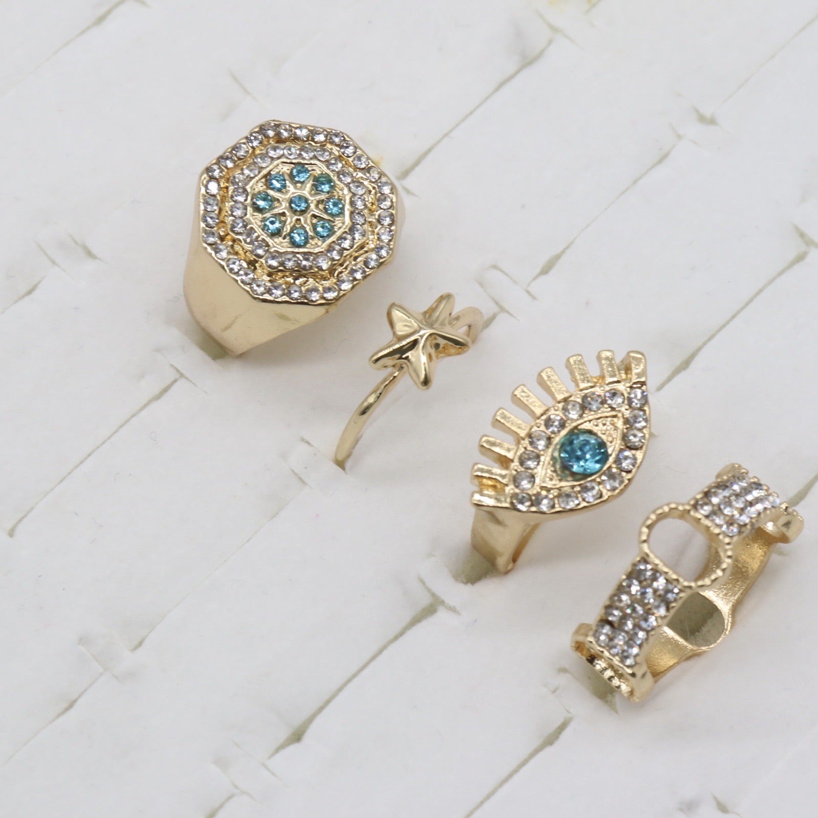 Stacked Elegance Ring Set