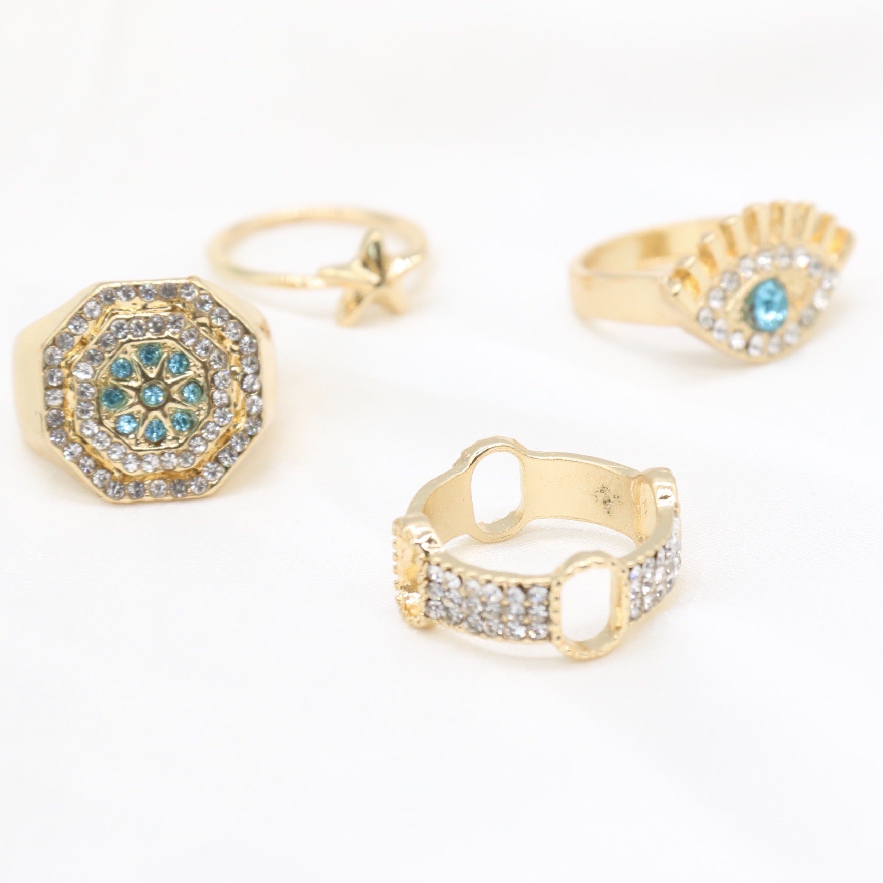 Stacked Elegance Ring Set