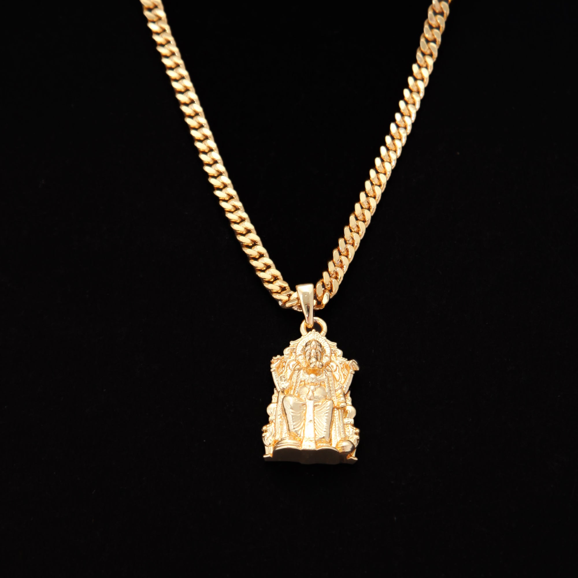 Ganesha ( Pendant + CHAIN) - 18K Gold Plated