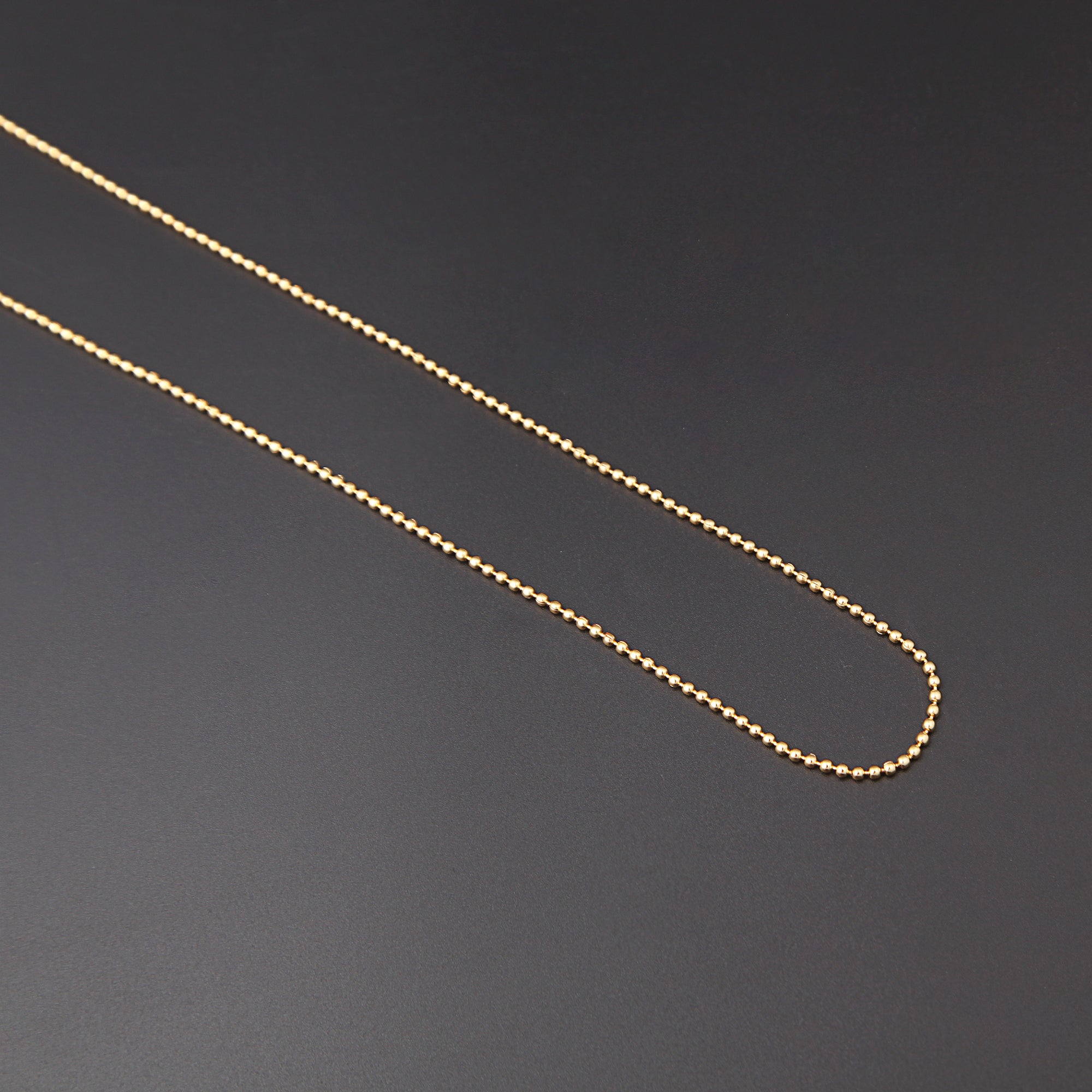 BALL CHAIN - 18K Gold Plating