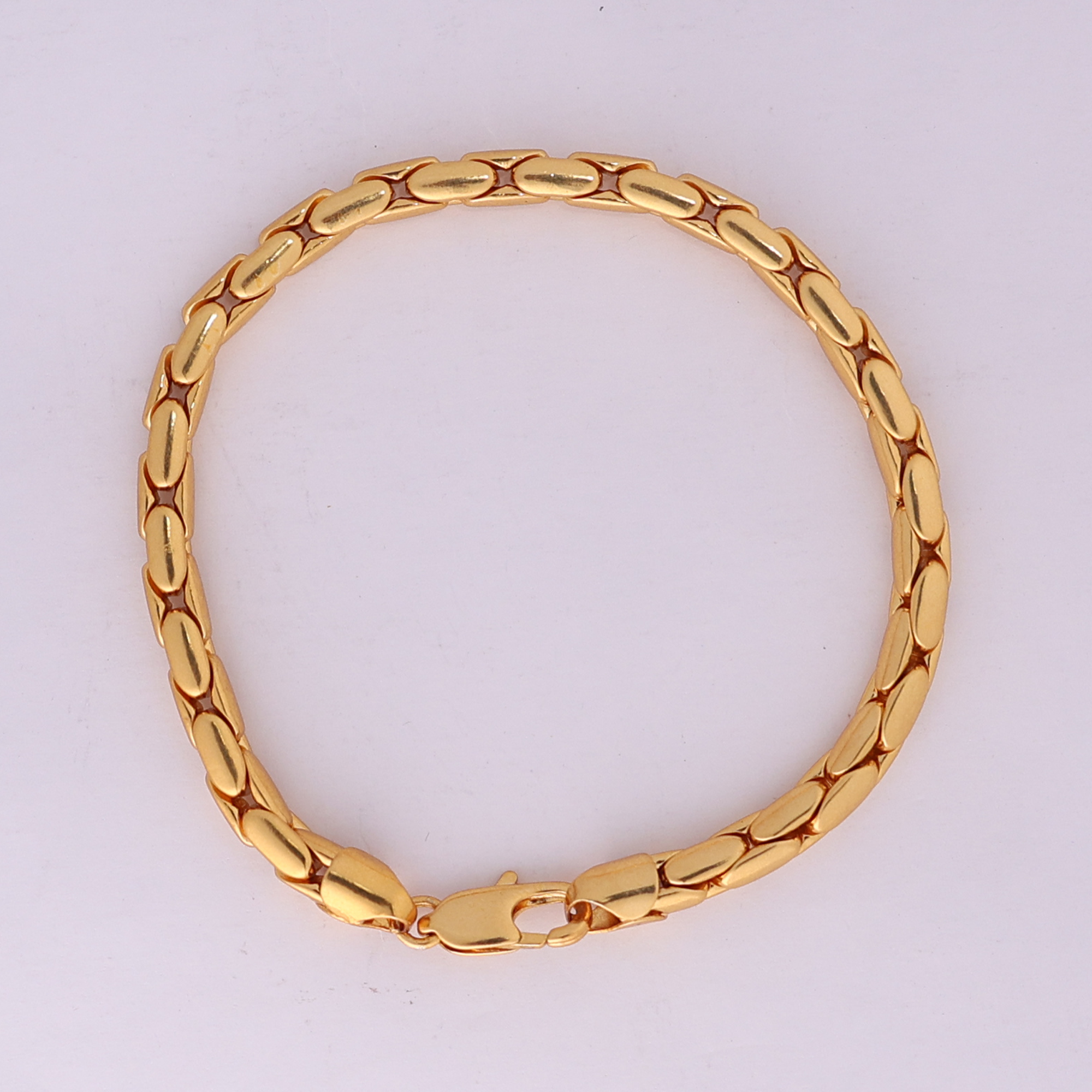 Cobra Gold BRACELET (18K Gold Plating) 5.5 MM