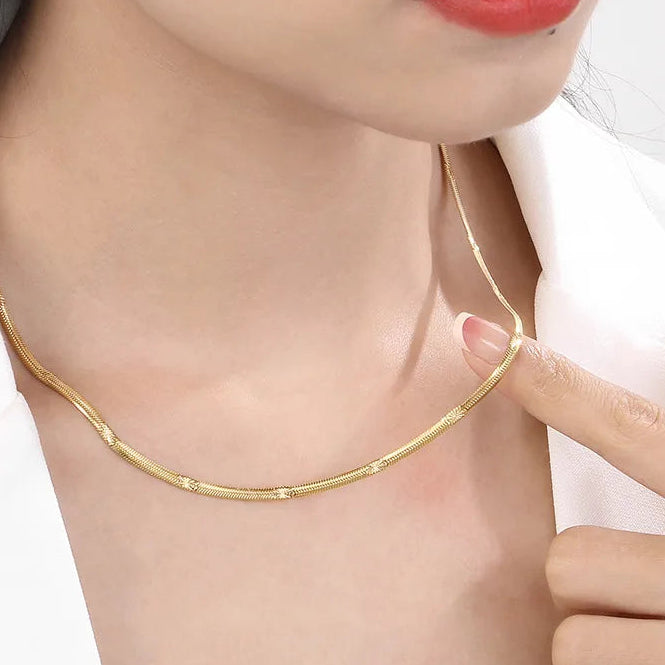 Classic Gold Plated women’s chain - 18K Gold Plated - 2.7 mm