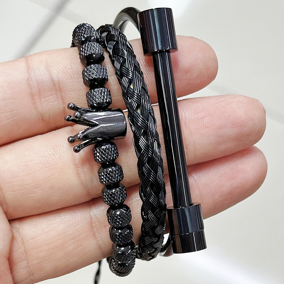 Own The Vibe BRACELET - Set of 3 (18K Gold Plated)