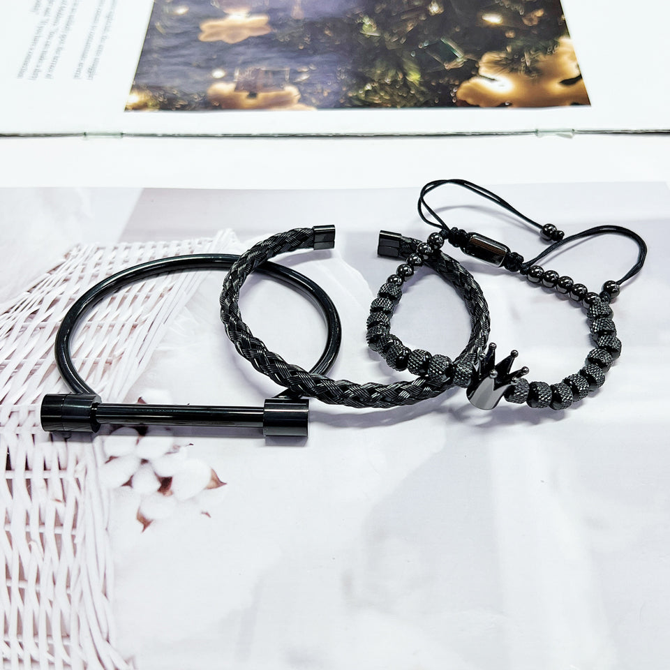 Own The Vibe BRACELET - Set of 3 (18K Gold Plated)