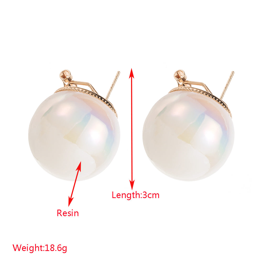 Mega Pearl Classic Earrings