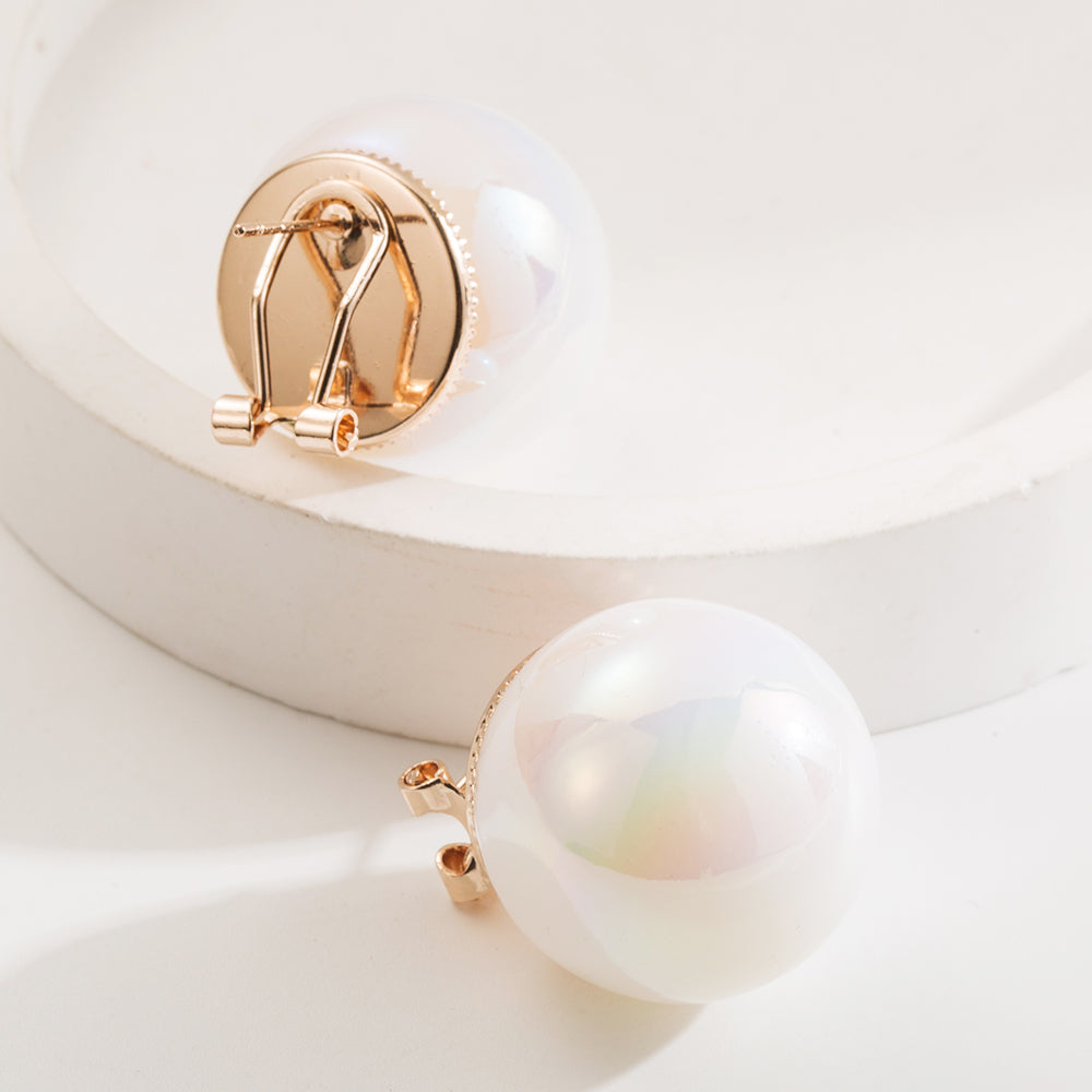 Mega Pearl Classic Earrings