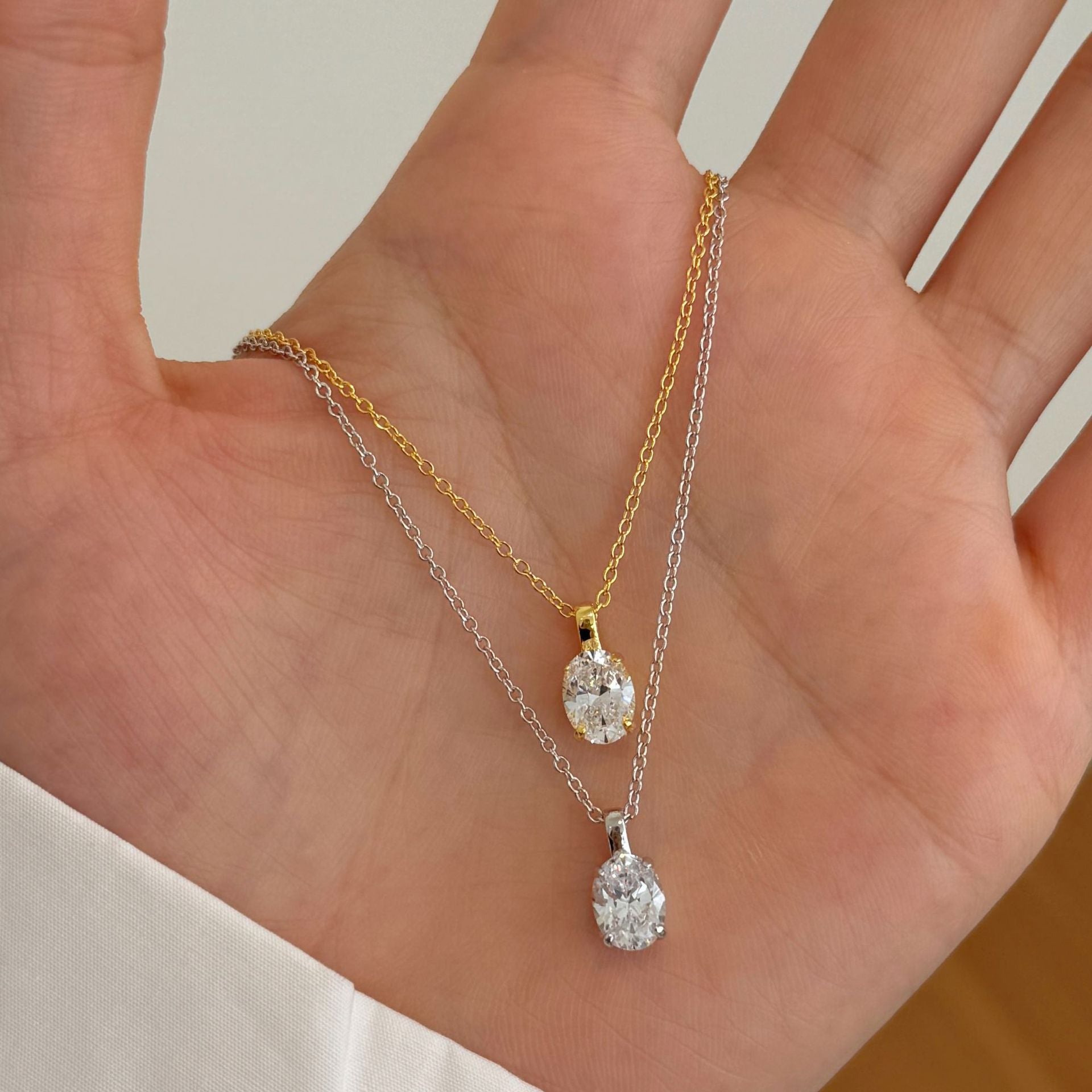 Zircon Diamond Pendant (925 Sterling Silver)