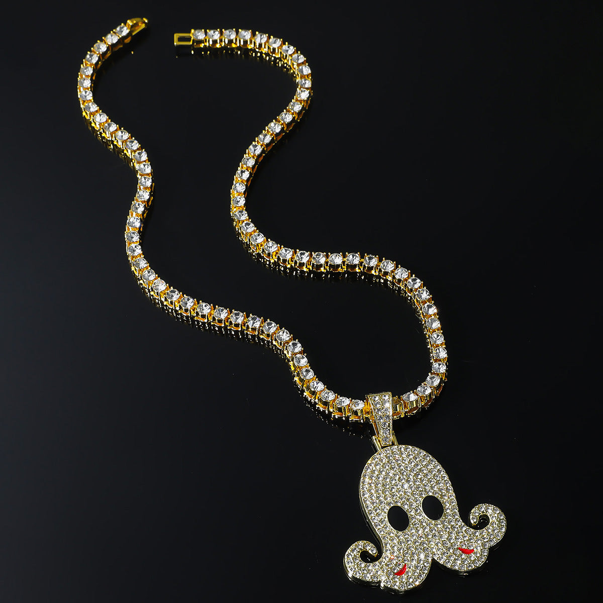 Octopus (Pendant + Tennis Chain) - 5mm