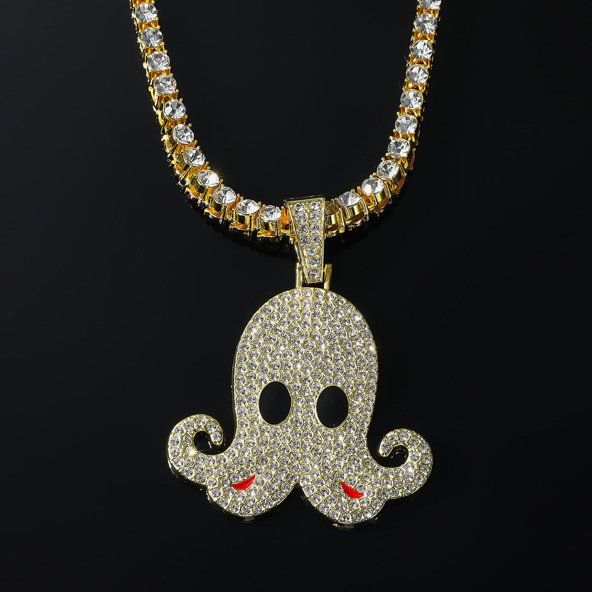 Octopus (Pendant + Tennis Chain) - 5mm