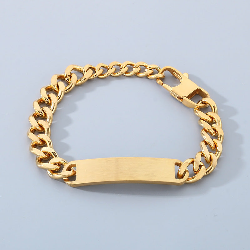 Men's Classic Chain Bracelet (18K Gold Plating)
