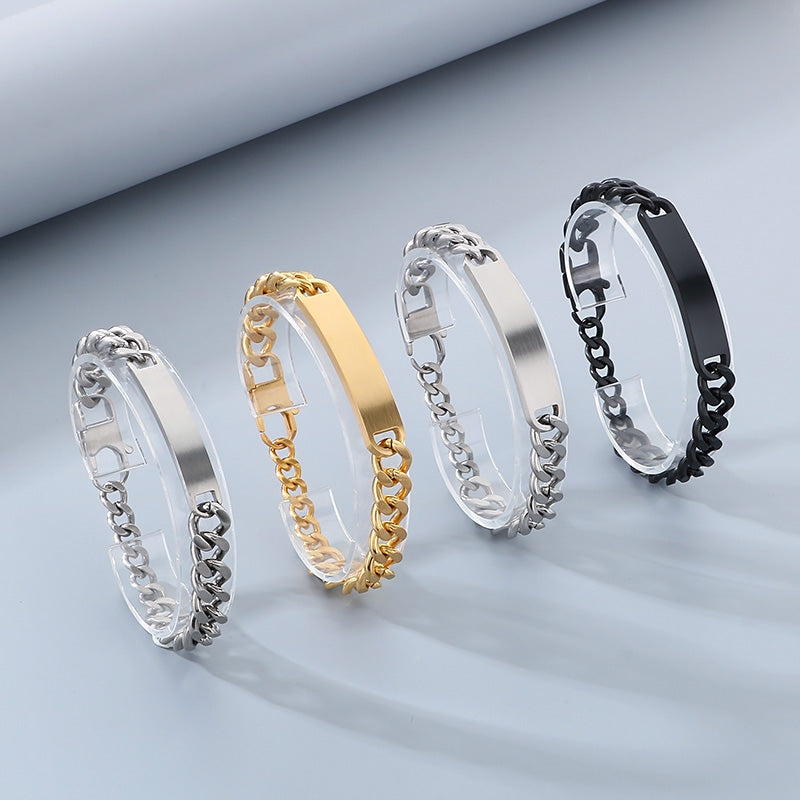 Men's Classic Chain Bracelet (18K Gold Plating)