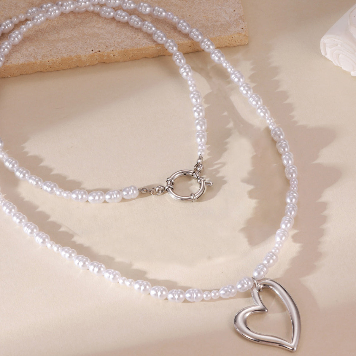 Heart PEARL Pendant