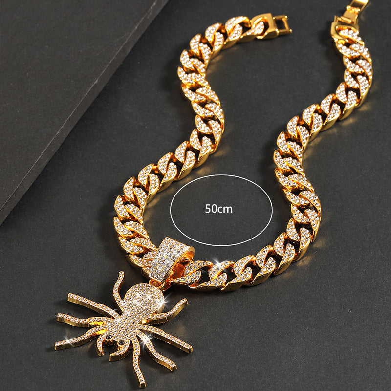 Bold Spider (Pendant + Chain)