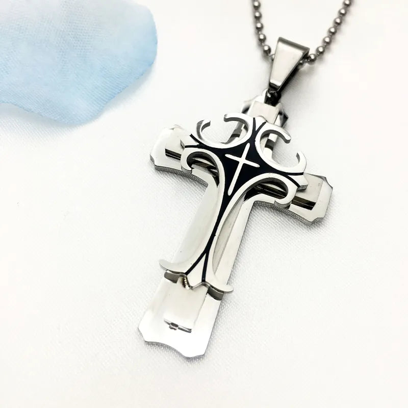Cross on Cross (Pendant + Chain)