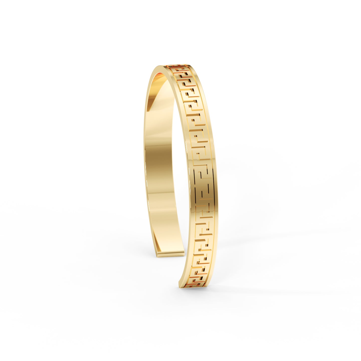 Open Cuff Statement Bracelet - 18K Gold Plated