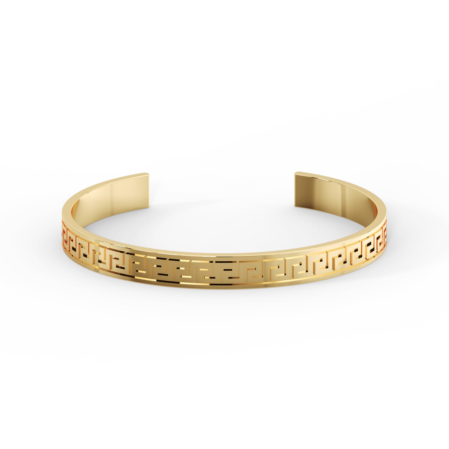 Open Cuff Statement Bracelet - 18K Gold Plated