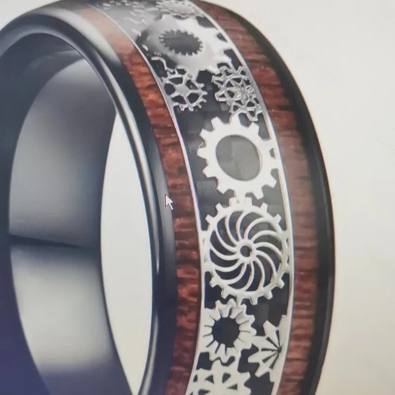 Titanium Round Gear Ring