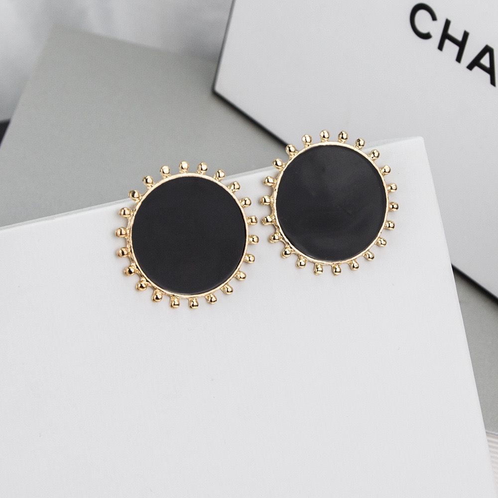 Noir Black Earrings