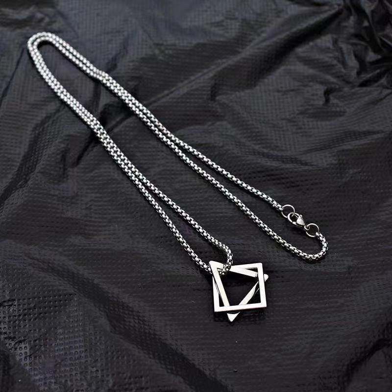 Triangle Pendant + Chain
