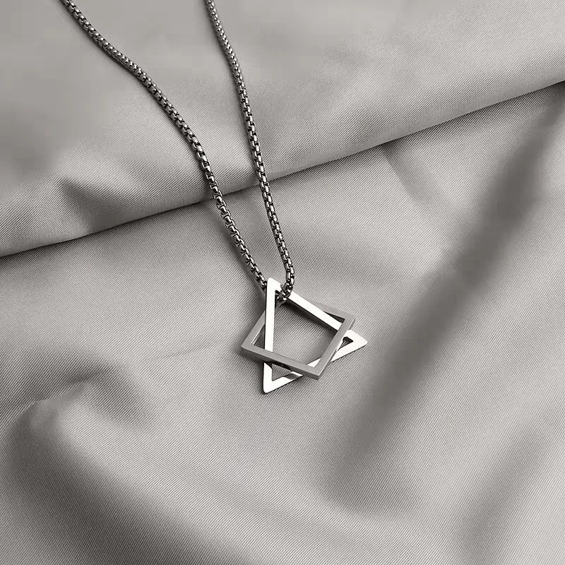 Triangle Pendant + Chain