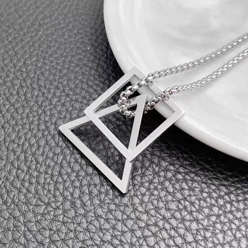 Triangle Pendant + Chain