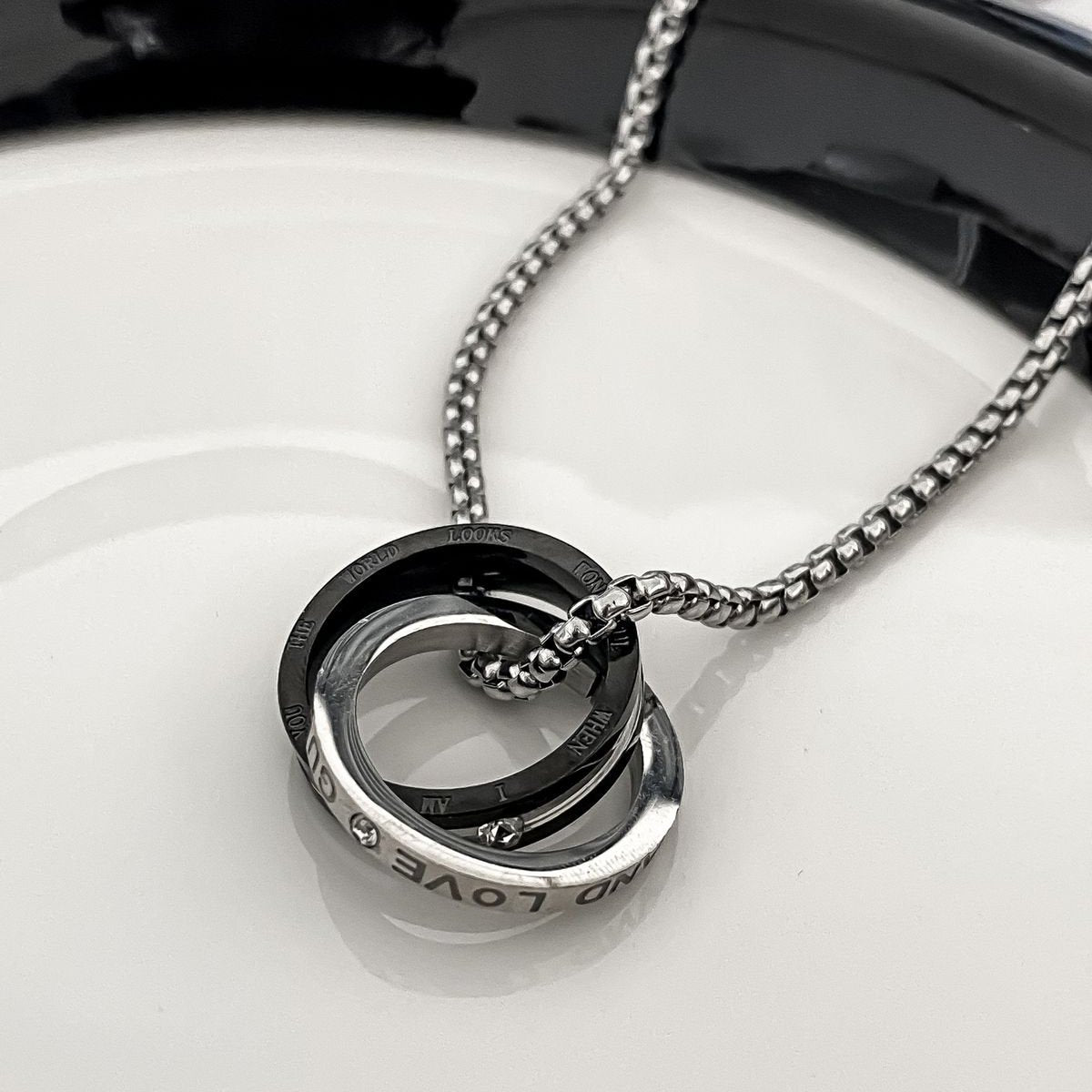 Always With You Ring Pendant + Chain