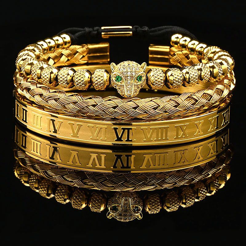 Luxury Leopard Bracelet Set Of 3