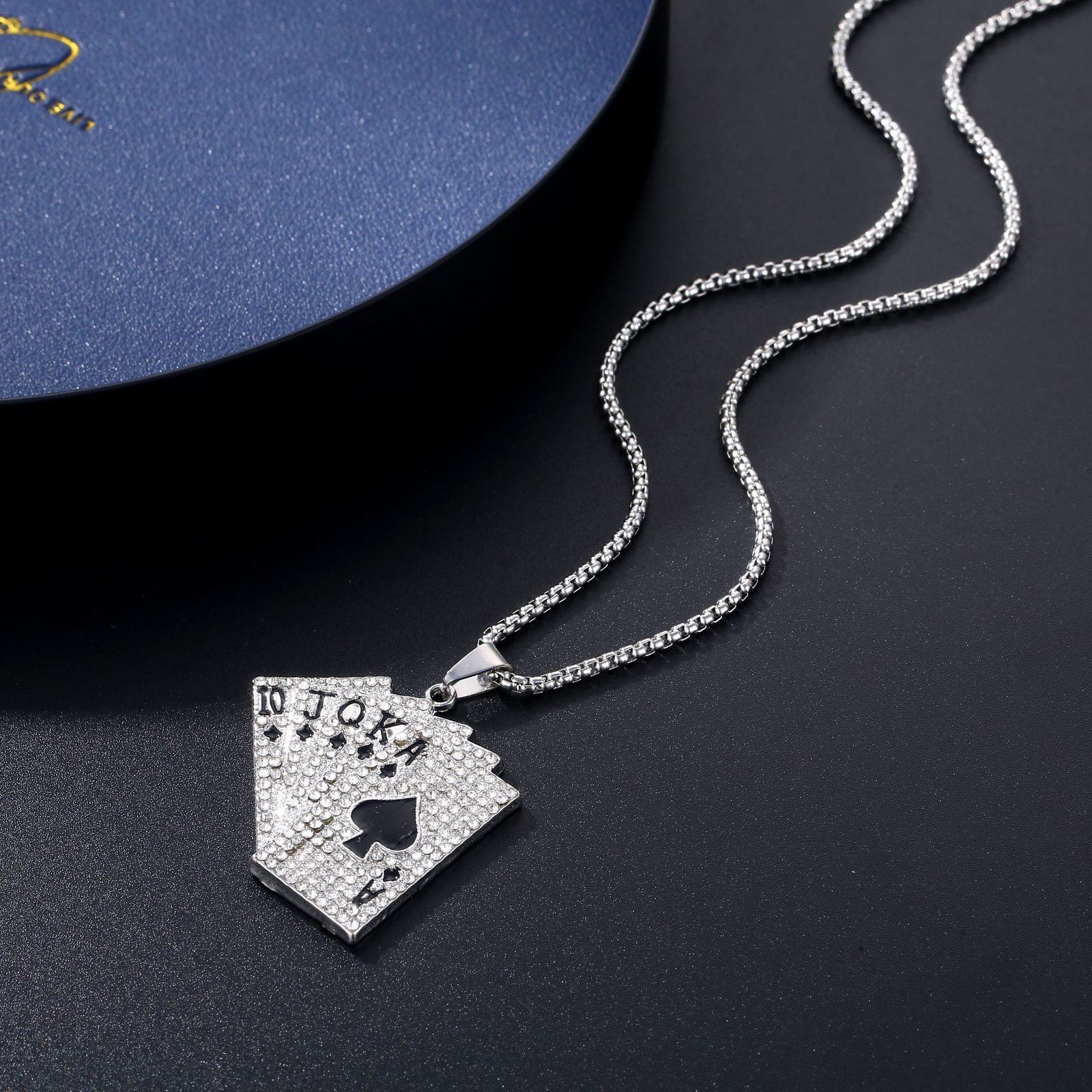 Royal Cards Charm (Pendant + Chain)